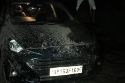 मैप के भरोसे रात के अंधेरे में नाले में जा गिरी कार, परिवार के 6 लोग 2 घंटे तक फंसे रहे