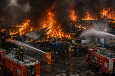 Ajmer Fire News: माखुपुरा रीको क्षेत्र में तीन फैक्ट्रियां जलकर राख, 12 दमकलों की मशक्कत से 6 घंटे बाद बुझी आग