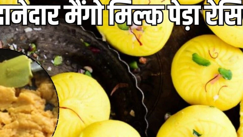 बाजार की मिठाई को कहें अलविदा, घर पर बनाएं आम और छेने का दानेदार मैंगो मिल्क पेड़ा, स्वाद रहेगा लाजवाब