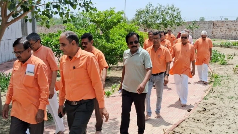 भरतपुर के अपना घर आश्रम में नया परिक्रमा मार्ग, सेहत के साथ जुड़ी आस्था; नवग्रह वाटिका बनी आकर्षण का केंद्र