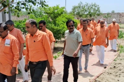 भरतपुर के अपना घर आश्रम में नया परिक्रमा मार्ग, सेहत के साथ जुड़ी आस्था; नवग्रह वाटिका बनी आकर्षण का केंद्र