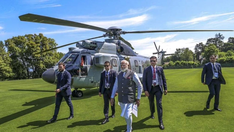 G7 शिखर सम्मेलन: फ्रांस के एवियन पहुंचे पीएम मोदी, कई वैश्विक नेताओं से होगी मुलाकात