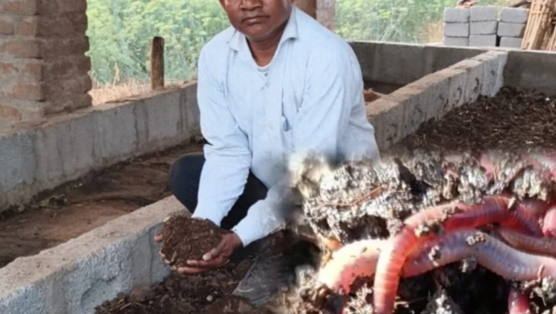रासायनिक खाद की किल्लत का तोड़: किसान ने लगाई वर्मी कंपोस्ट इकाई, सरकार से भी मिल रहा अनुदान