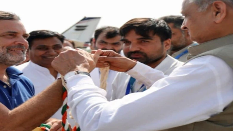 राहुल गांधी का कोटा दौरा : कांग्रेस नेताओं की 'फोटो पॉलिटिक्स', सोशल मीडिया पोस्ट में दिखी अंदरूनी खींचतान