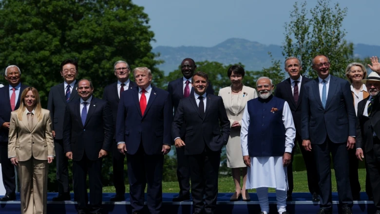 जी7 शिखर सम्मेलन के दिलचस्प पल: मेलोनी ने छोड़ी सिगरेट, ट्रंप ने मांगी मैक्रॉन की घड़ी