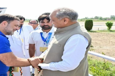 कोटा के दशहरा मैदान में राहुल गांधी, हजारों छात्रों के साथ संवाद कार्यक्रम कुछ ही देर में