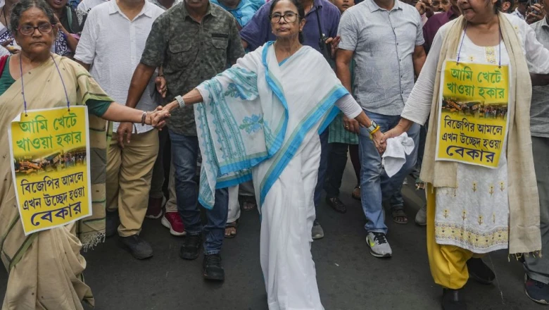 फुटपाथ हॉकरों के पक्ष में सड़क पर आईं ममता बनर्जी, टीएमसी के सामने एक साथ कई संकट