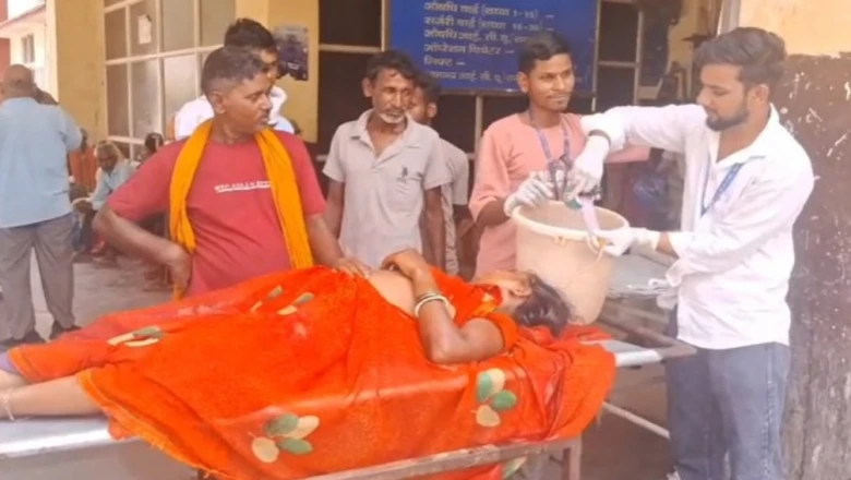 गया के एएनएमएमसीएच में वार्ड बॉय करता दिखा महिला का इलाज, अस्पताल की व्यवस्था पर खड़े हुए सवाल