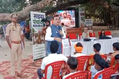 साइबर सुरक्षा की अनूठी शपथ: Psy-Naree और RT Cyber Academy की 'साइबर पंचायत' पहुंची कठवारा गांव