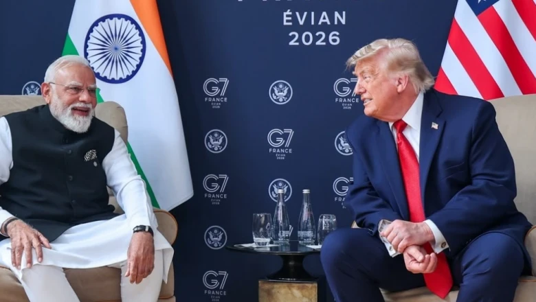 एवियन में पीएम मोदी से मिले ट्रंप, बोले- 'भारत पर हमला हुआ तो हम उसके साथ खड़े रहेंगे'
