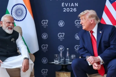 एवियन में पीएम मोदी से मिले ट्रंप, बोले- 'भारत पर हमला हुआ तो हम उसके साथ खड़े रहेंगे'