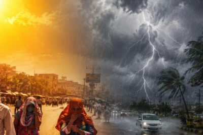बिहार में 18 जून को दोहरा मौसम: उत्तर के जिलों में आंधी-बारिश का कहर, दक्षिण-पश्चिम में पारा 42 के पार