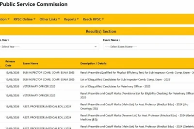 Rajasthan Police SI Result 2026 घोषित: rpsc.rajasthan.gov.in पर देखें अपना रिजल्ट और डाउनलोड करें मेरिट लिस्ट