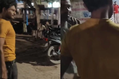 Panna district hospital ke bahar pati-patni ke beech high-voltage drama, chappal aur thappad se hui maarpeet