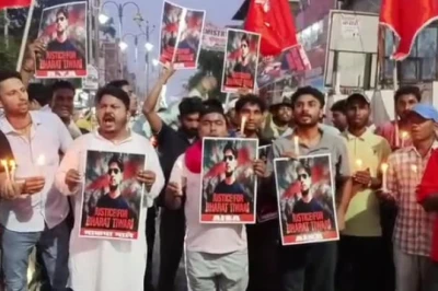 Bhojpur में Bharat Tiwari का एनकाउंटर: विरोध में निकला कैंडल मार्च, उठ रहे गंभीर सवाल