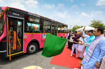 राजस्थान में इलेक्ट्रिक बसों का आगाज, मुख्यमंत्री भजनलाल शर्मा ने 47 बसों को दिखाई हरी झंडी