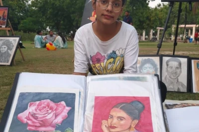 सुल्तानपुर की बेटी आर्या कसौधन का कमाल, पेंटिंग की कला से कमा रही हैं नाम और दाम