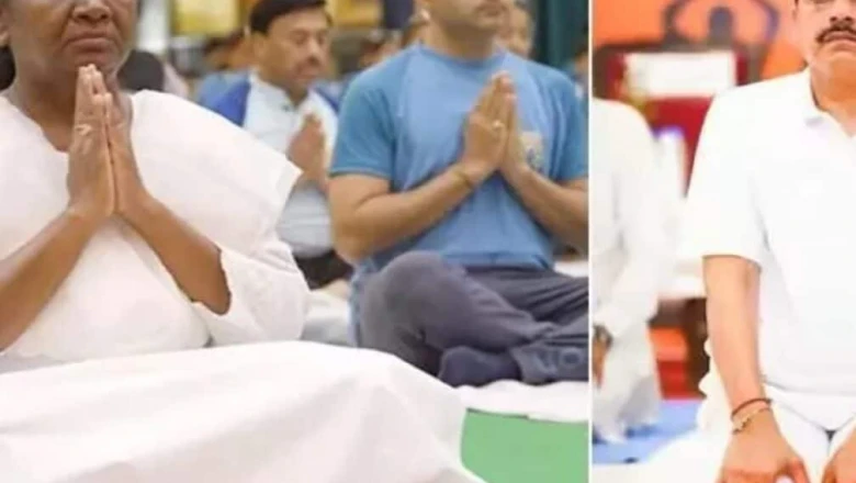 जबलपुर में राष्ट्रपति द्रौपदी मुर्मू ने किया योग, 12वें अंतर्राष्ट्रीय योग दिवस पर गूंजा स्वस्थ भारत का संदेश