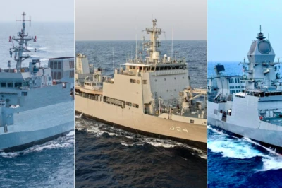 INS Agray, INS Sanshodhak और INS Dunagiri की नौसेना में एंट्री, समुद्री सुरक्षा होगी और भी मजबूत