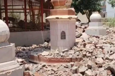 कुरुक्षेत्र में बड़ा हादसा: 200 साल पुराने नागेश्वर महादेव मंदिर का गुंबद गिरा, पुजारी की मौत