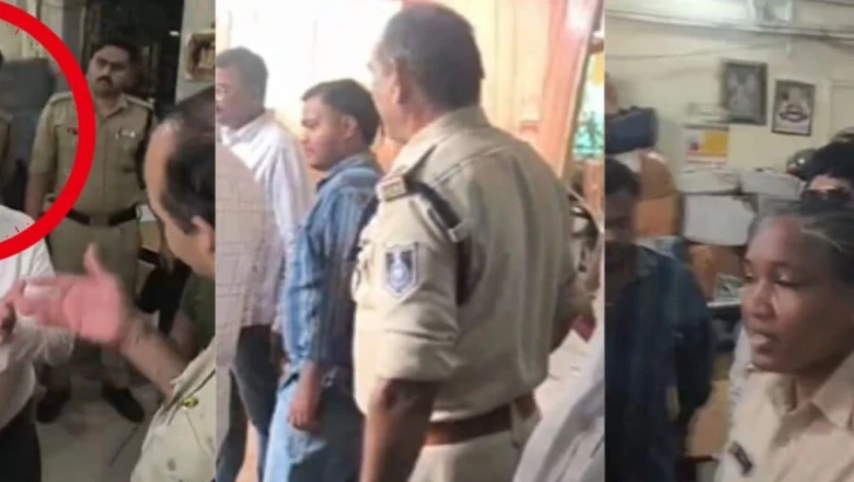 इंदौर: थाने में गाड़ी छुड़ाने पहुंचे नेताजी, कुत्ते के भौंकने पर पुलिस से हुआ जोरदार झगड़ा