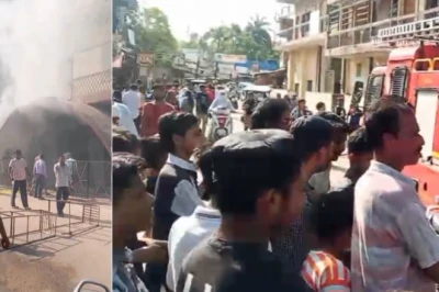 लखनऊ में फिर दहला शहर, कैम्पवेल रोड स्थित इरम स्कूल में लगी भीषण आग