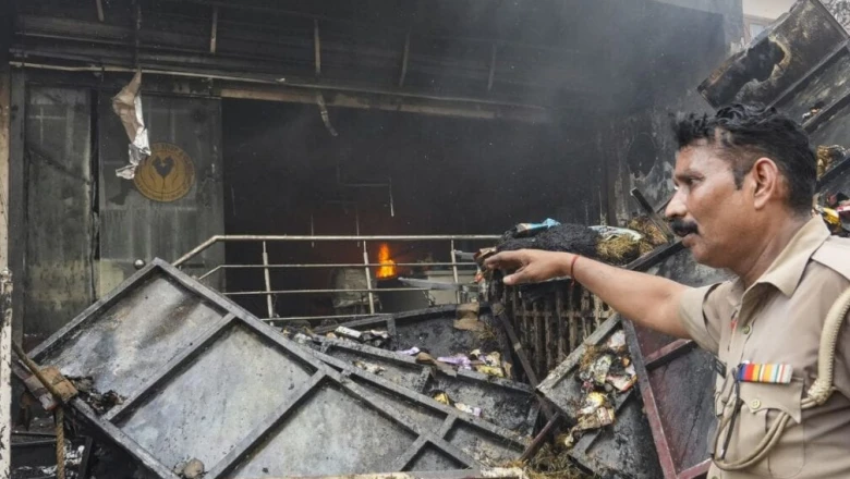 लखनऊ कोचिंग सेंटर अग्निकांड: 15 लोगों की दर्दनाक मौत, एसआईटी जांच के आदेश और चार अधिकारी निलंबित