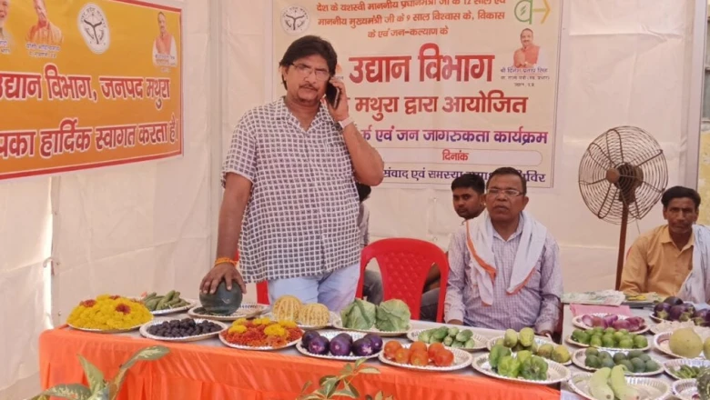 मथुरा: उद्यान विभाग की हाईटेक नर्सरी का कमाल, अब किसान 45 दिन में फसल बेचकर बढ़ाएंगे अपनी कमाई