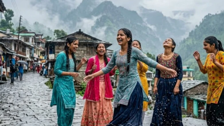 उत्तराखंड में मौसम का बदला मिजाज: बद्रीनाथ में बर्फबारी, 8 जिलों में आंधी-तूफान का अलर्ट