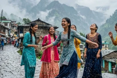 उत्तराखंड में मौसम का बदला मिजाज: बद्रीनाथ में बर्फबारी, 8 जिलों में आंधी-तूफान का अलर्ट
