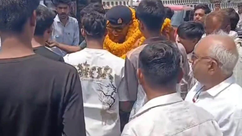 अग्निवीर सूरज कुमावत का गांव में भव्य स्वागत, ढोल-नगाड़ों की थाप पर गूंजा रामपुरिया