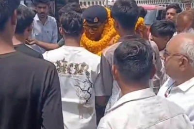 अग्निवीर सूरज कुमावत का गांव में भव्य स्वागत, ढोल-नगाड़ों की थाप पर गूंजा रामपुरिया