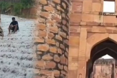 राजस्थान का अनोखा 'वॉटरफॉल फोर्ट': मानसून में सीढ़ियों से बहता पानी बना पर्यटकों का आकर्षण