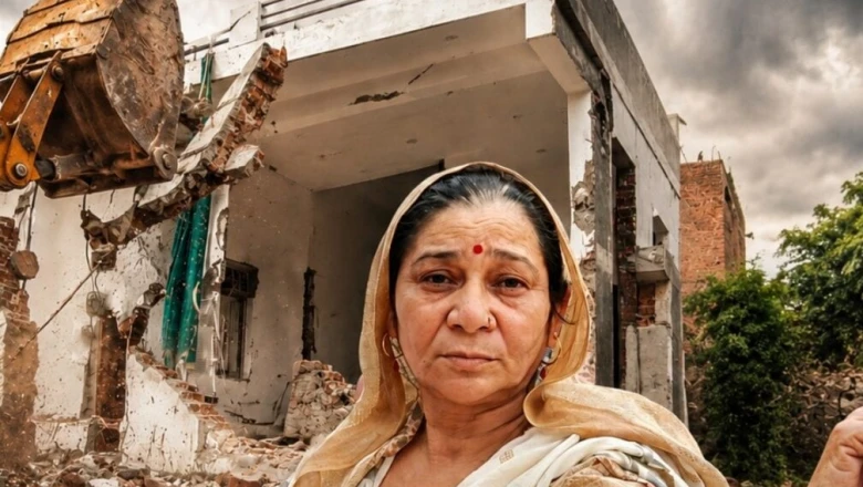 फरीदाबाद में चला बुलडोजर: 30 लाख का प्लॉट और 40 लाख का मकान पल भर में हुआ मलबे में तब्दील