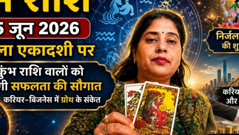 कुंभ राशिफल 25 जून 2026: निर्जला एकादशी पर कुंभ राशि वालों के लिए सफलता के नए द्वार, करियर और कारोबार में बढ़ेगी चमक