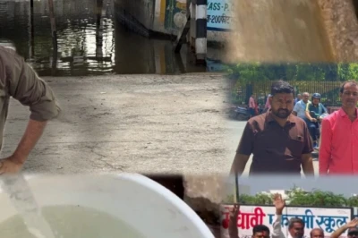 भीलवाड़ा: मारुति नगर के नलों से आ रही मिट्टी, अंडरपास बना तालाब, हजारों लोग बेहाल