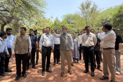 संजय झील की सूरत बदलने की तैयारी: एलजी ने किया निरीक्षण, 5,000 नए पेड़ लगाने के आदेश