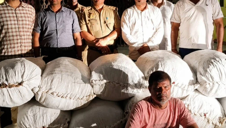 मिर्जापुर में पुलिस ने पकड़ा करोड़ों का गांजा, आरोपी गुरुजी को देने जा रहा था अवैध खेप