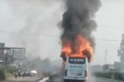राजस्थान रोडवेज की बस में चलते-चलते लगी भीषण आग, बाल-बाल बची 26 यात्रियों की जान