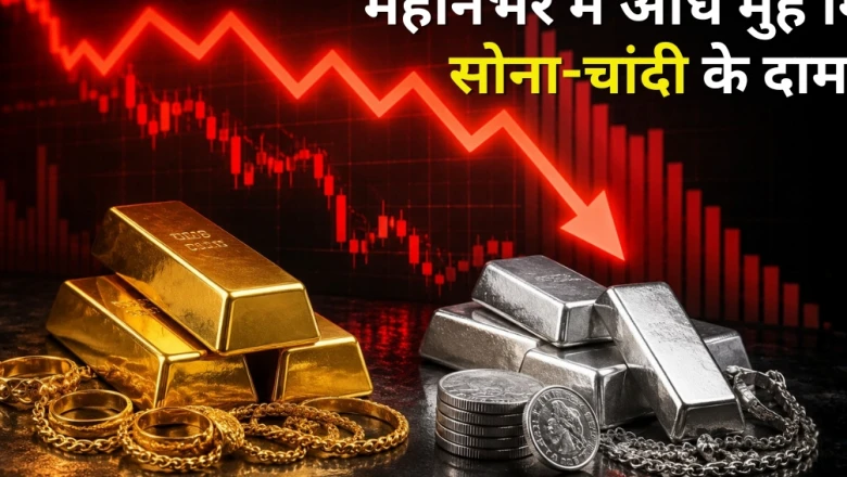 जून में सोने और चांदी की कीमतों में बड़ी गिरावट, सोना ₹15,000 और चांदी ₹45,000 तक सस्ती हुई