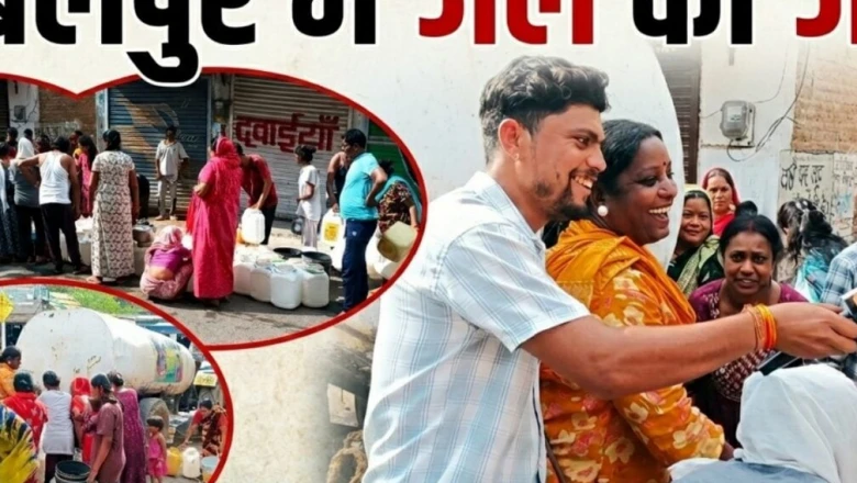 जबलपुर में पानी के लिए मचा हाहाकार: टैंकर पहुंचते ही मची अफरातफरी, डिब्बे गायब होने से लोग परेशान