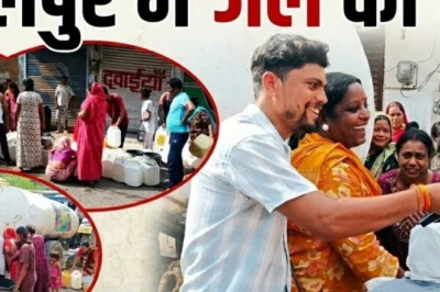 जबलपुर में पानी के लिए मचा हाहाकार: टैंकर पहुंचते ही मची अफरातफरी, डिब्बे गायब होने से लोग परेशान