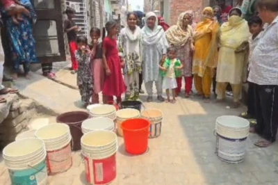 अंबाला: शिवपुरी और गणेश विहार में गहराया जल संकट, लोग बोले- नौकरी करें या रात भर पानी का इंतजार