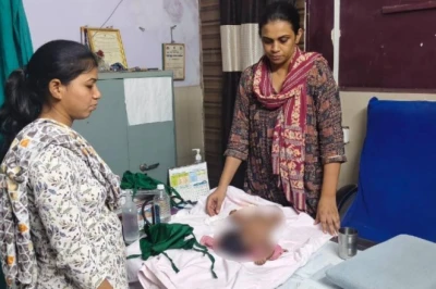 चंद्रपुर में हैरान करने वाली लापरवाही: मां की गोद से गिरा 4 महीने का बच्चा, माता-पिता को 700 मीटर तक नहीं चला पता