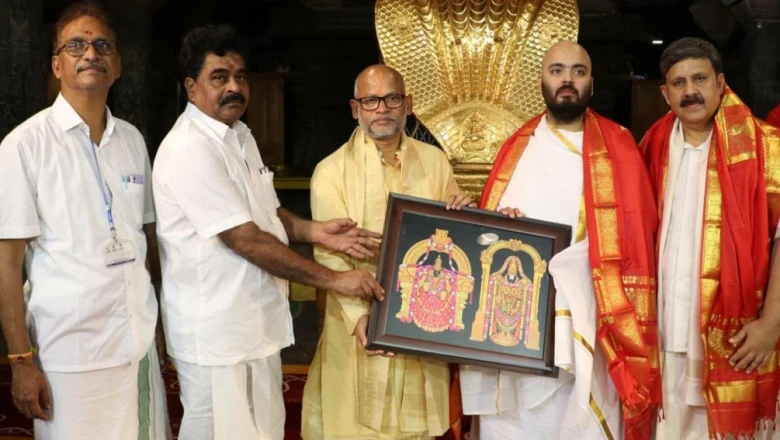 तिरुमला मंदिर पहुंचे अनंत अंबानी: भगवान वेंकटेश्वर को बाल अर्पित किए, दान में देंगे 25 इलेक्ट्रिक बसें
