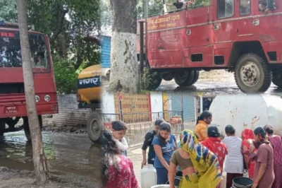 जबलपुर में गहराया जल संकट, फायर ब्रिगेड की गाड़ियां अब बुझा रही हैं लोगों की प्यास