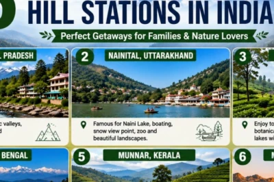 गर्मियों की छुट्टियों में परिवार के साथ सैर के लिए बेहतरीन हैं भारत के ये 6 हिल स्टेशन