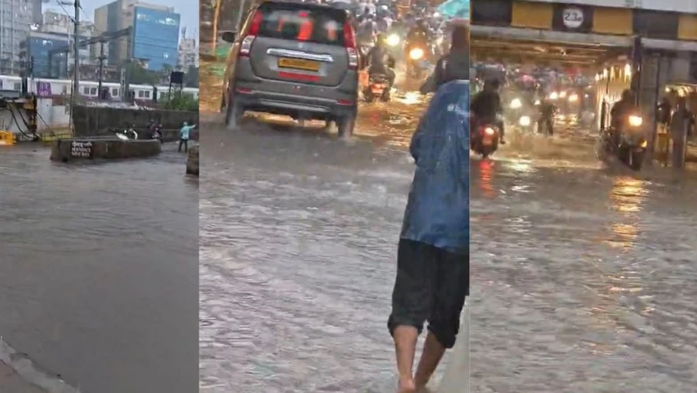 मुंबई में मूसलाधार बारिश का कहर, जलभराव के बीच पेड़ गिरने से एक छात्र की गई जान