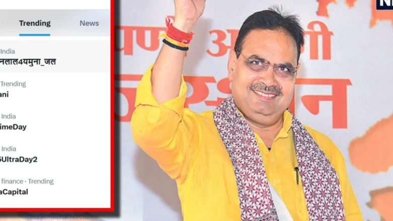 यमुना जल समझौते के बाद सोशल मीडिया पर आया उत्साह का सैलाब, देश भर में नंबर 1 पर ट्रेंड हुआ मुख्यमंत्री भजनलाल का हैशटैग