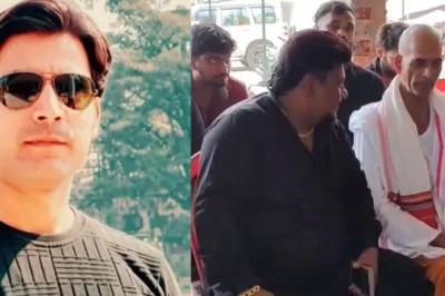 भरत भूषण तिवारी के श्राद्ध में जुटी भीड़, प्रशासन पर मूर्ति स्थापना रोकने का आरोप